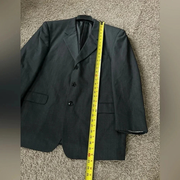 Manzini Uomo Men’s Suit 46R Dark Gray Excellent Condition!!! - Picture 3 of 6